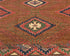 6x8 Brown Ersari Afghan Hand Knotted Veg Dye Wool Area Rug